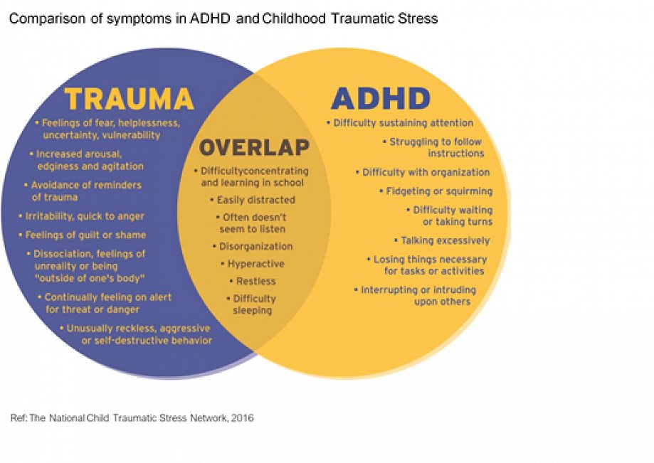 Differentiating between ADHD and Developmental Trauma