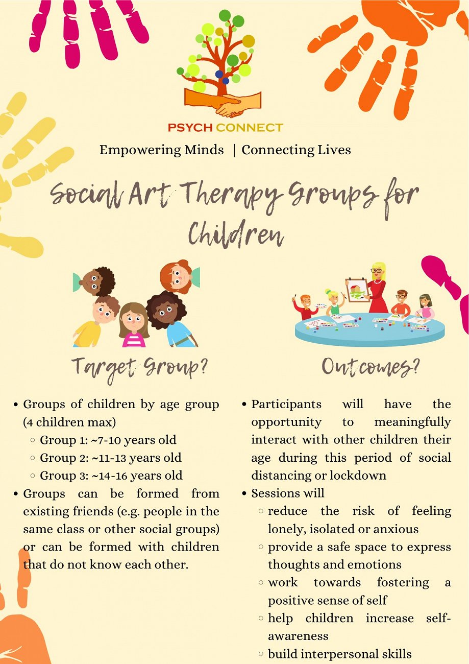 Social Art Therapy Groups for Children